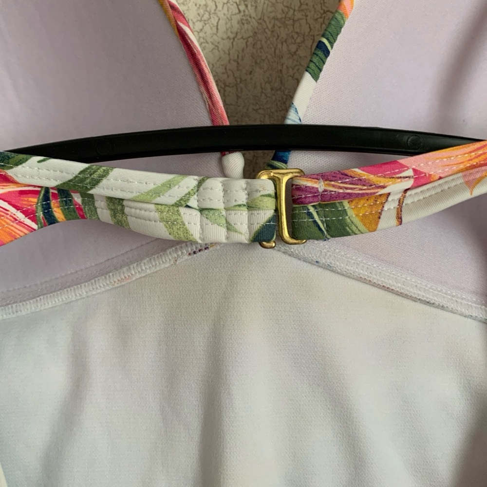 Liz Claiborne Tropical Swimsuit one piece size 16 EUC - Picture 5 of 7